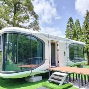 Solar Powered Capsule House 2 Bedroom with Kitchen Commercial Space