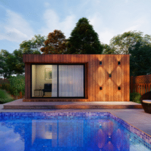 Outdoor Wood Modular Prefabricated Home Small Garden Office Prefab Tiny House Kit